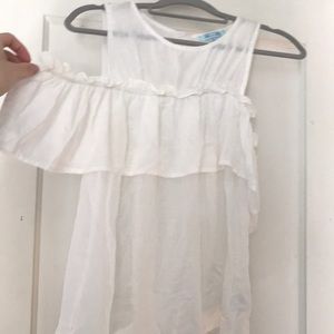 She and Sky cold shoulder top. Size large